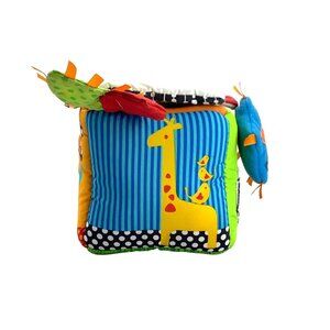 Infantino Big Top Discovery Cube Sensory Plush Toy Infant Toddler Toy